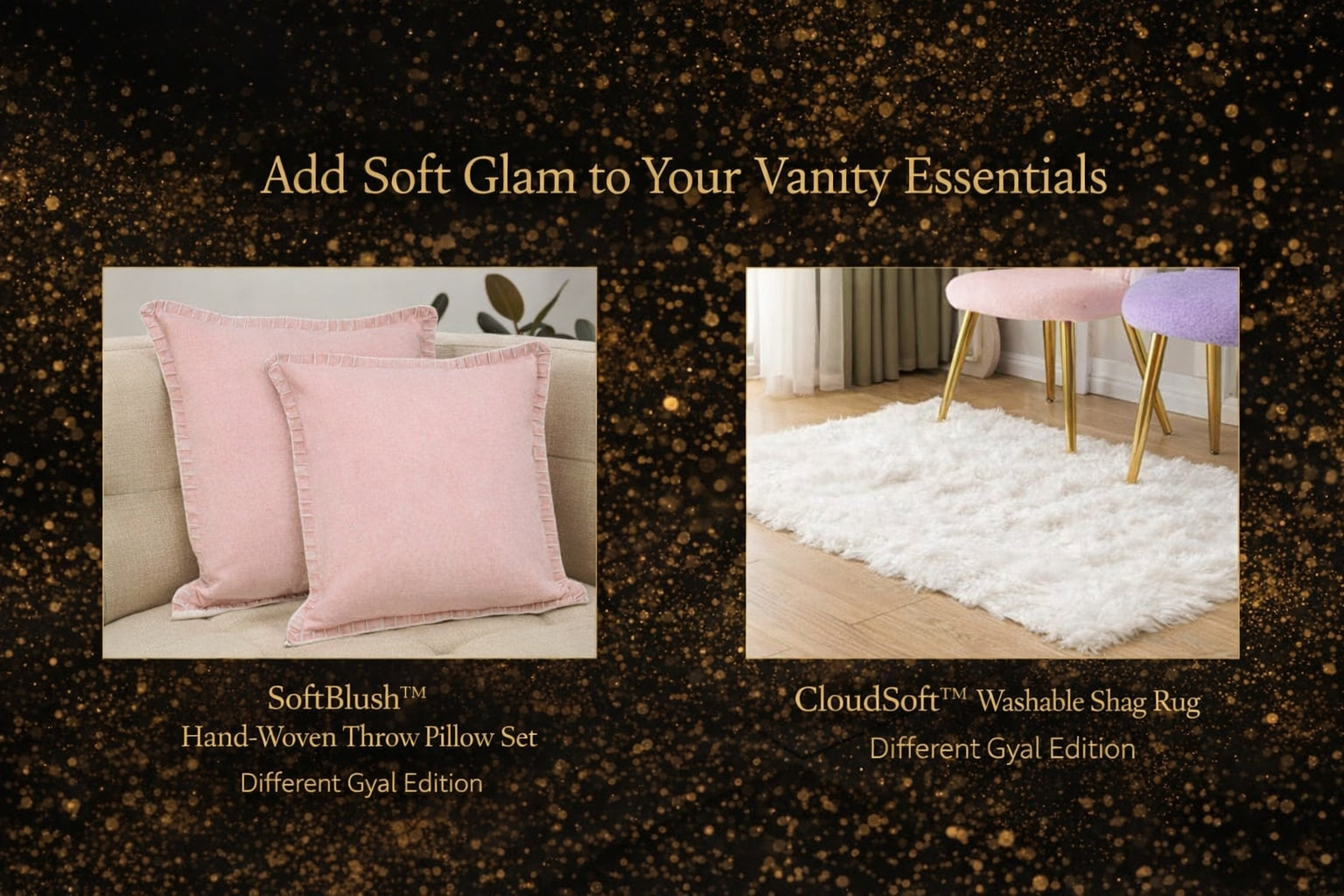 CloudSoft™️ Washable Shag Rug - Different Gyal Edition