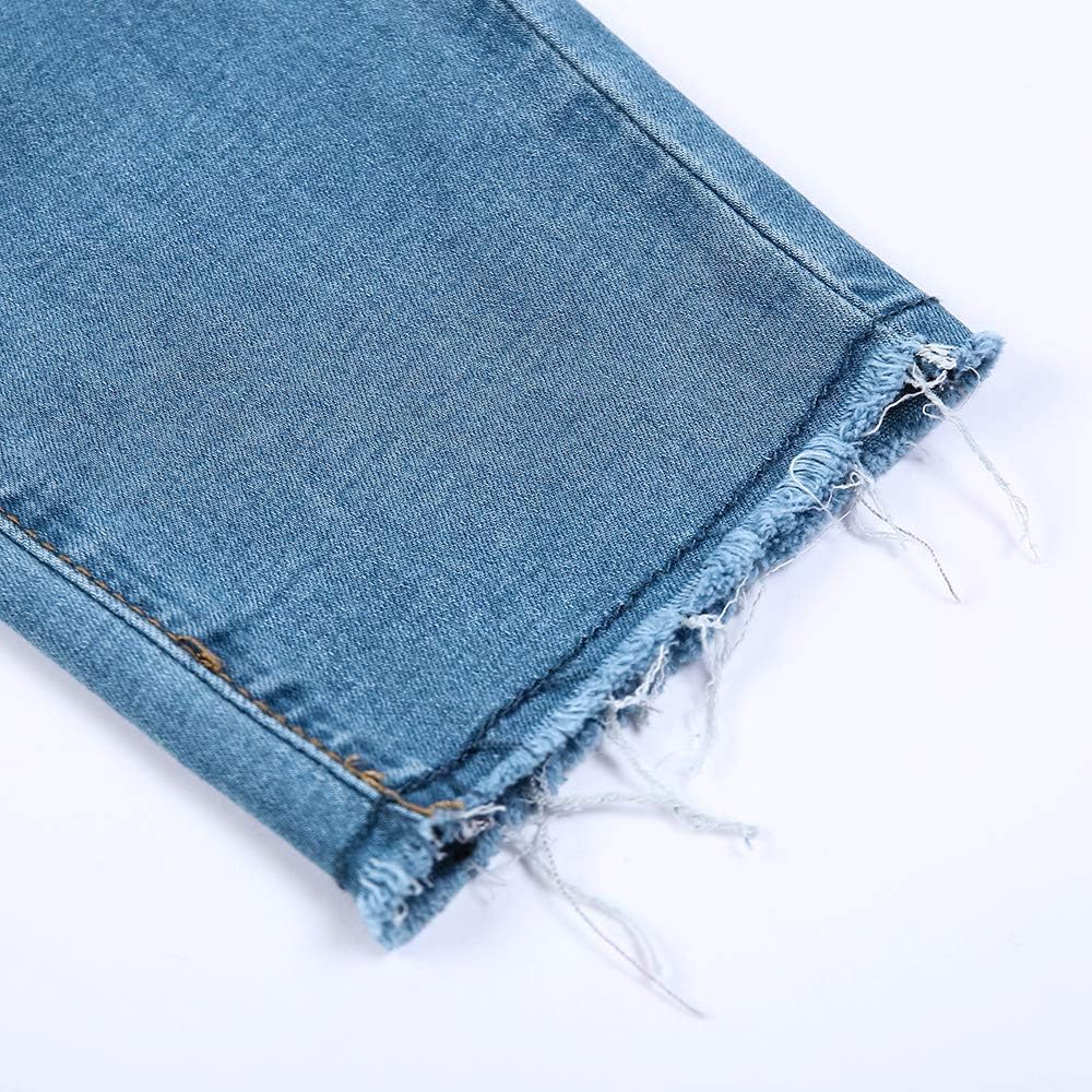 Good Gyal Glam Skinny Ripped Jeans Stretch Distressed Destroyed Denim Pants