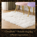 CloudSoft™️ Washable Shag Rug - Different Gyal Edition