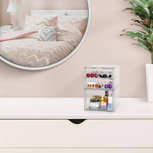 ClearStack 3-Drawer Glam Organizer - Glamshop Edition