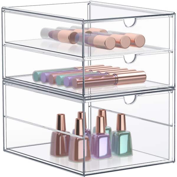 ClearStack 3-Drawer Glam Organizer - Glamshop Edition