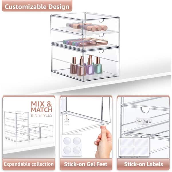 ClearStack 3-Drawer Glam Organizer - Glamshop Edition